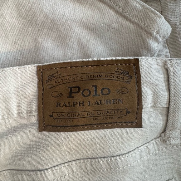 Polo Ralph Lauren Sullivan Slim Cream/Light Beige Denim Jeans - Picture 15 of 16